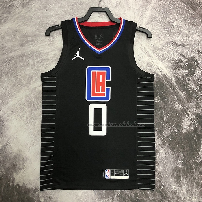 Camiseta Los Angeles Clippers Russell Westbrook NO 0 Statement 2022-23 Negro